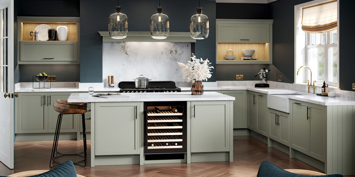 Chillingham bespoke faux inframe shaker kitchen