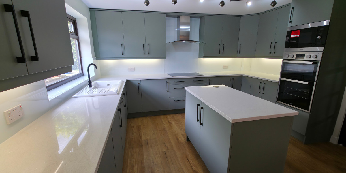 Fenton reed green fitted kitchen in Royton, Oldham