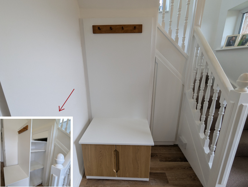 Under stairs storage on wheels in Stalybridge