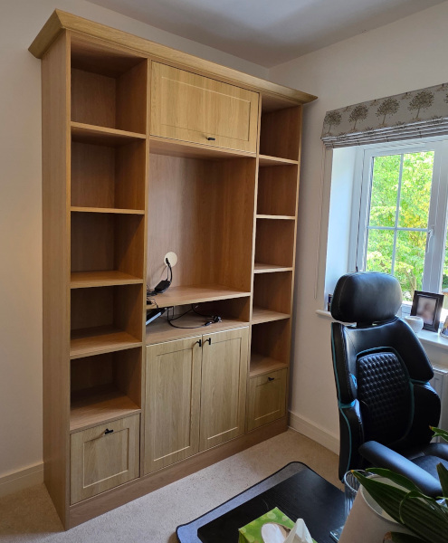 Bespoke display cabinet in Saddleworth