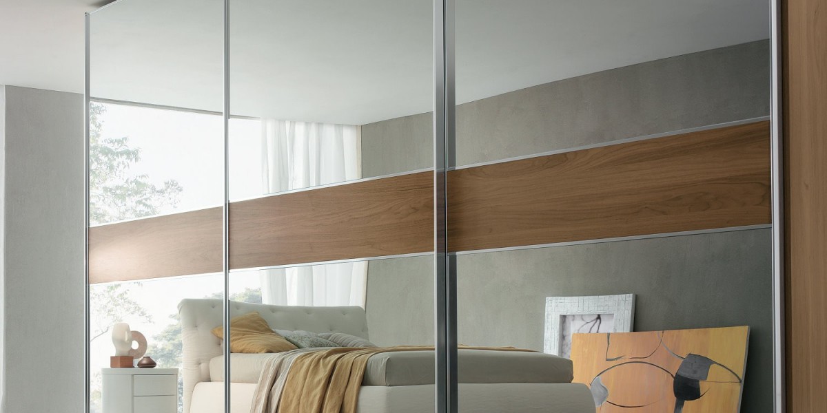 3 Panel mirrored sliding door wardrobes