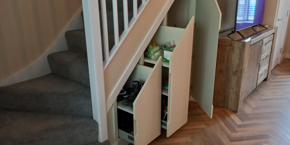 Under stairs internal view 